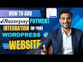 Free Razorpay Payment Gateway | Add RazorPay in WordPress 2025 | Accept Online Payments