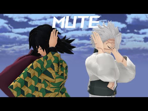 【鬼滅のMMD】MUTE【不死川実弥・冨岡義勇】