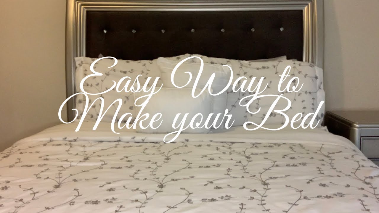 EASY WAY TO MAKE YOUR BED YouTube