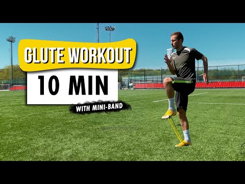 Видео: Mini-Band Glute Workout | 10 min | Activate Your Gluteal Muscle