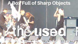 The Used - A Box Full of Sharp Objects w Kellin Quinn LIVE @ Warped Tour 25th Atlantic City NJ 2019