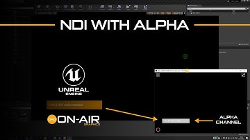 OAG | NDI viewport broadcasting setup with Alpha in Unreal Engine