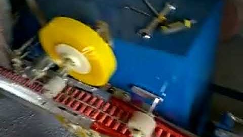 firecrackers knitting and packing machine with gluewan8 ID6 12MM adjust the Dilute and dense for the