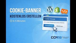 Kostenloses Cookie-Banner in 5 Minuten erstellen (WordPress & jede Website)