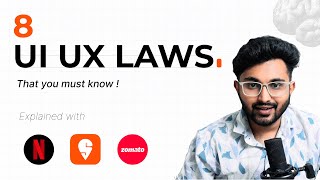 8 UI/UX Laws You MUST KNOW 🧠 | Design Principles | UI Design | UI UX Design