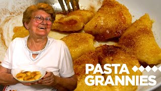 90 year old Irma makes apricot jam filled gnocchi! | Pasta Grannies
