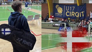 Denmark Junior U17 2025 Ms Aapo Puhakka Vs Felus Ding Badminton Europe U17 Circuit