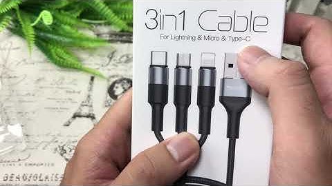 [Thoitrangcase.com] CÁP SẠC YESIDO 3 IN 1 CA-20