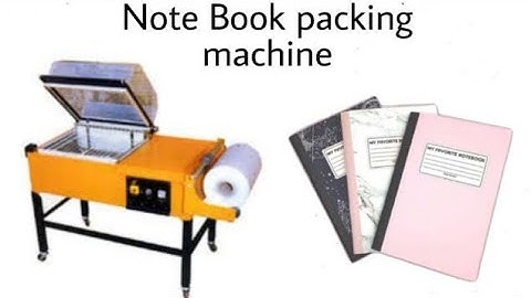 note book packing machinery | note book sealing machine | note book shrink wrapping machine #sealing