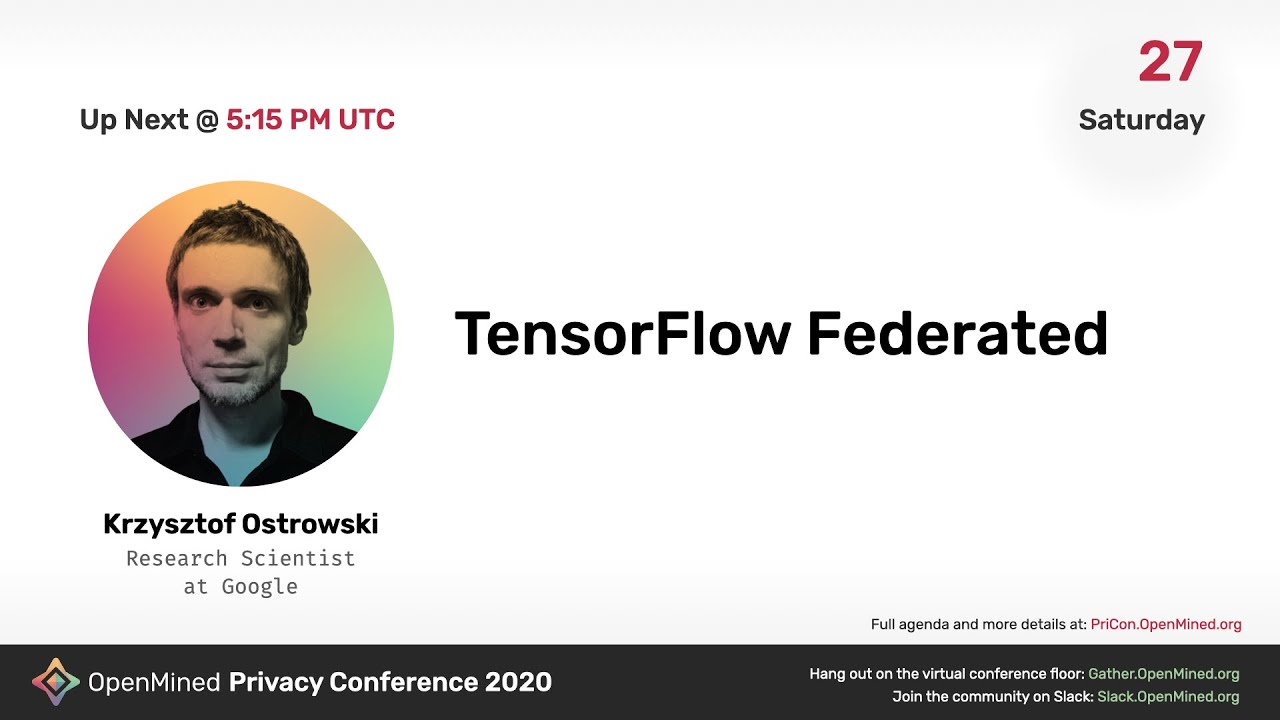 OM PriCon2020: TensorFlow Federated - Krzysztof Ostrowski