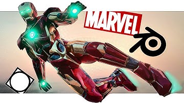 bUild IRON MAN in blender