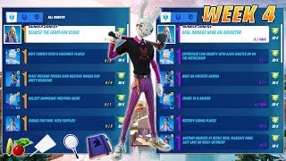 Fortnite All Week 4 Challenges Guide Legendary Quests