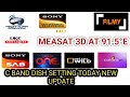 How To Set Measat 3d 91 5 E Dish Setting 2025 91e New Update Today Measat91 Dth Dishsetting