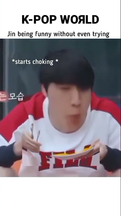 Jin being funny without even trying 🤣🤣😂