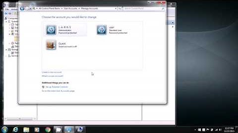 Account and Admin Instructions