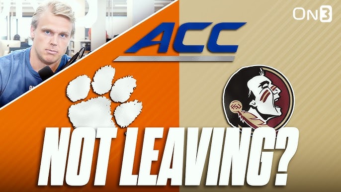 Florida State, Clemson NOT Leaving The ACC....YET | The Latest In CFB  Conference Realignment - YouTube