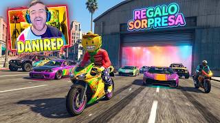 JUEGO UNA CARRERA PERO HAY UN REGALO SORPRESA - GTA 5 ONLINE