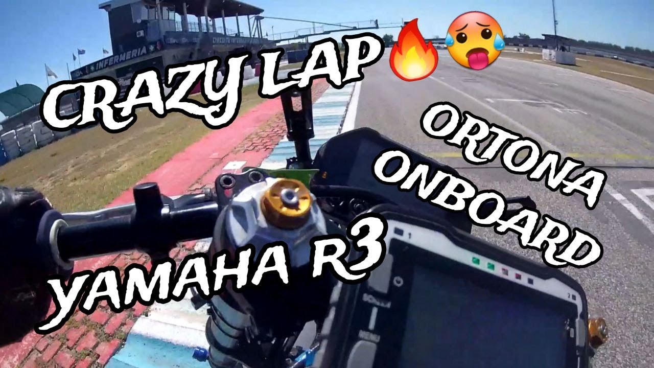 *CRAZY* LAP ONBOARD ORTONA 1'04''490'''🤯🥵 (Yamaha r3 Trofeo)