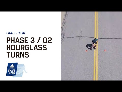 Skate to Ski Hourglass Turns