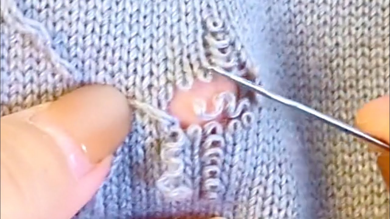 How to Easily Repair Holes in Knitted Sweaters at Home Without Leaving ...