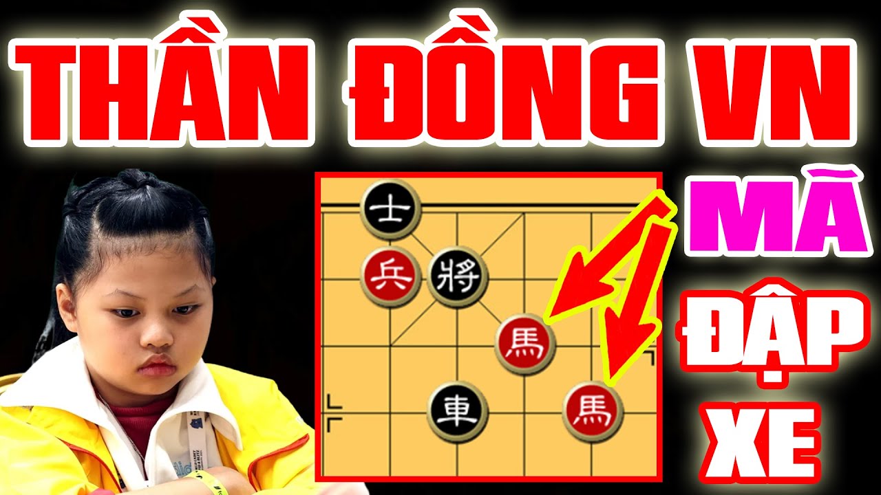 🔴 CỜ TƯỚNG | THẦN ĐỒNG VIỆT NAM DỤNG MÃ ĐẬP XE HIẾM GẶP