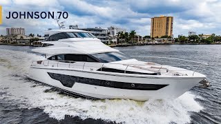 Explore the Johnson 70 – 4-Cabin Luxury Yacht With Skylounge