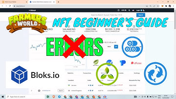 How to mine tokens in FarmersWorld nft game directly on Bloks.io / NO ERRORS / Nft beginner