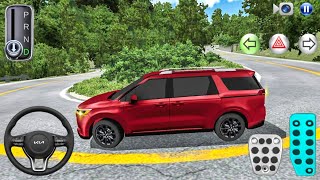 New Maroon KIA Carnival car Narrow Mountain Road Driving - 3D Driving Class Android Games - 2026 screenshot 2