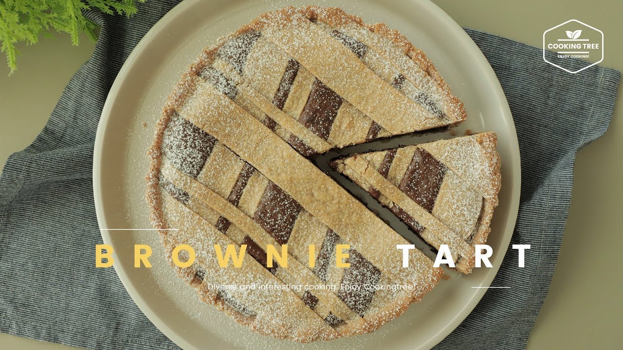 달콤달콤♥브라우니 타르트 만들기 : Brownie tart Recipe - Cooking tree 쿠킹트리*Cooking ASMR