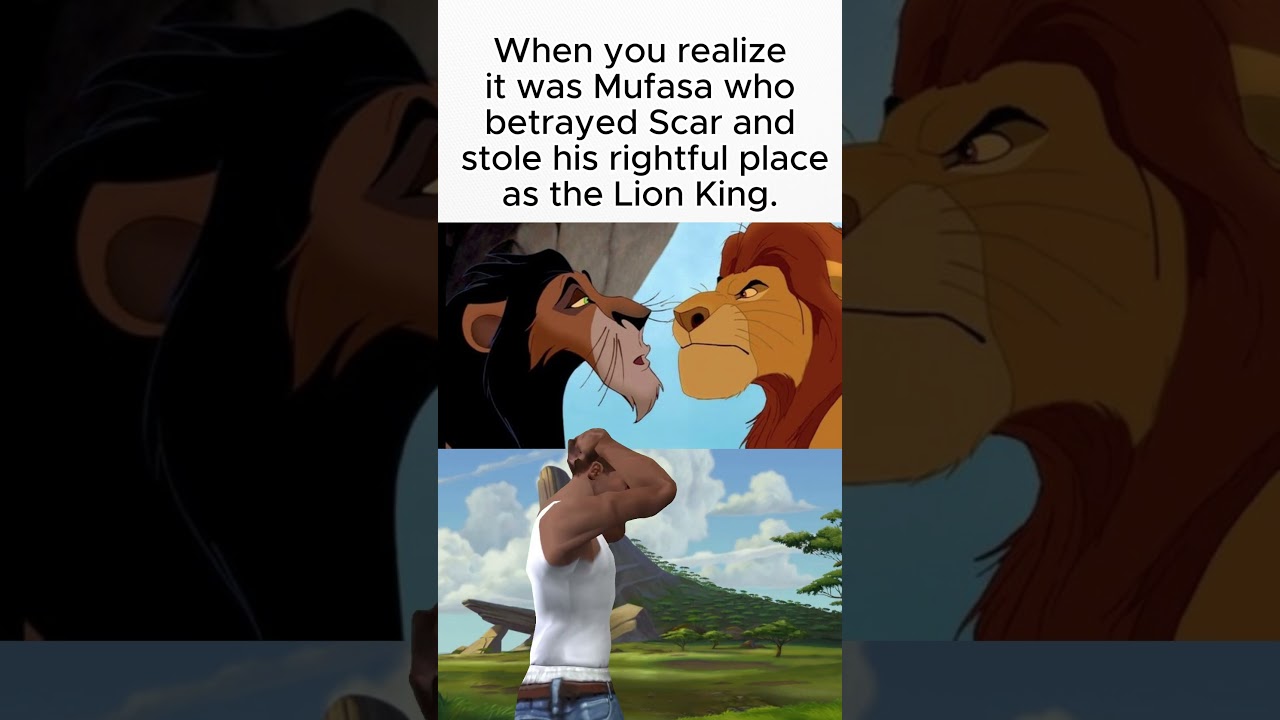So Mufasa was an orphan, Scar saved him, got the pact to accept him & somehow ended up as Lion King?