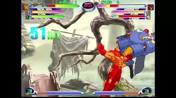 MvC2: Josh 360 - Iron Man Full A2G vs 2 characters .:7.2.22:.
