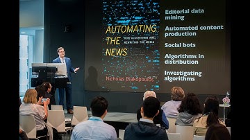 Keynote:  Nick Diakopoulos, Northwestern University