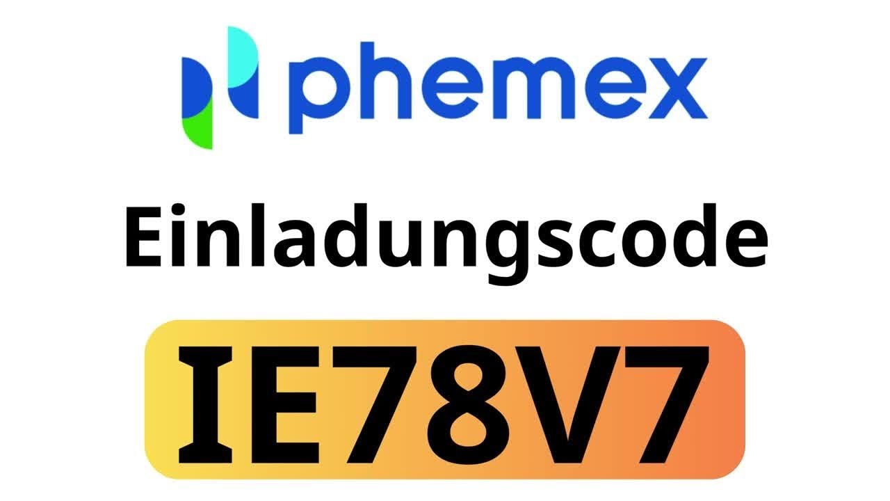 Phemex Einladungscode "IE78V7" Sichern Sie sich jetzt Ihre $8 800 Willkommensprämie!