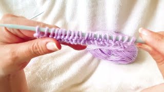 Unlock Tricot Stitch Secrets with FranMT7: Master Your Knitting! #KnittingTips #FranMT7