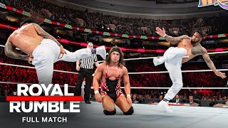 FULL MATCH - Usos vs Gable \& Benjamin SmackDown Tag Titles 2-out-of-3 Falls Match: Royal Rumble 2018