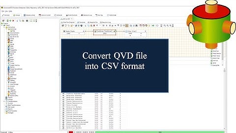 How to Convert QVD file into CSV | Advanced ETL Processor Tutorial 🎥