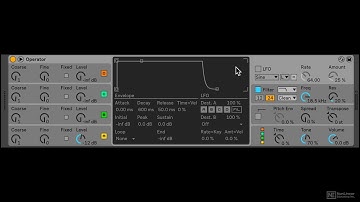 Ableton Live 302: Exploring FM with Operator - 2. Interface