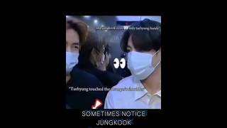 Tae Notice Eyes But Jungkook Seeing The Manager Angrily