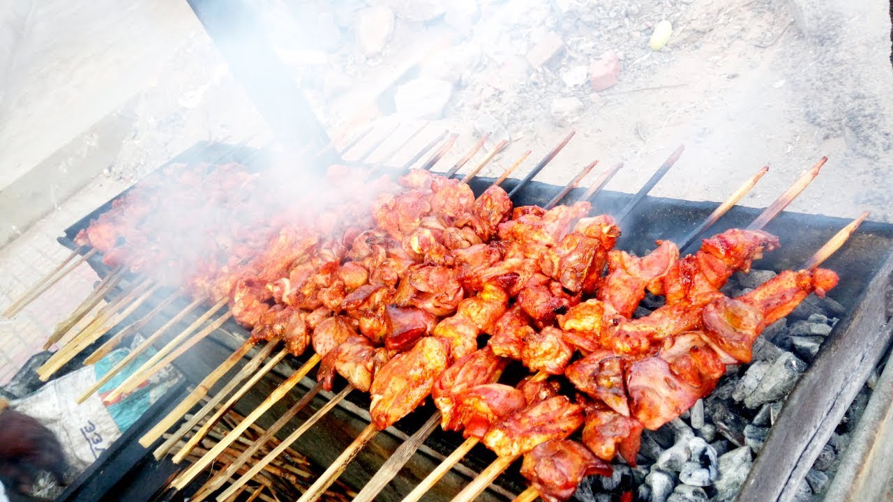 CHICKEN KEBAB | OM SRI SAI CHICKEN KEBAB | POPULAR STREET FOOD IN RAJAHMUNDRY | Street Food Zone