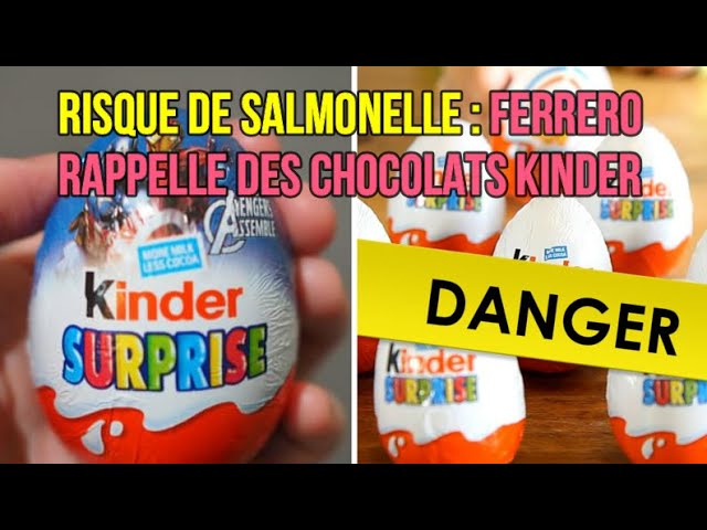 Scandale Kinder 2022 : produits rappelés, rappel des faits