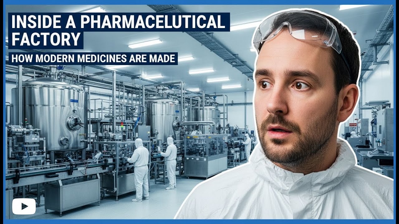 Inside a Pharmaceutical Factory – How Modern Medicines Are Made