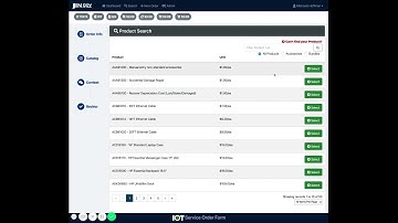 SOF (IOT) – Create New Service Order Form