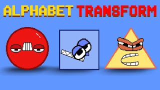 Alphabet Lore (A - Z...) But They Transform - Big trouble in Super Mario Bros 3 #5 | GM Animation