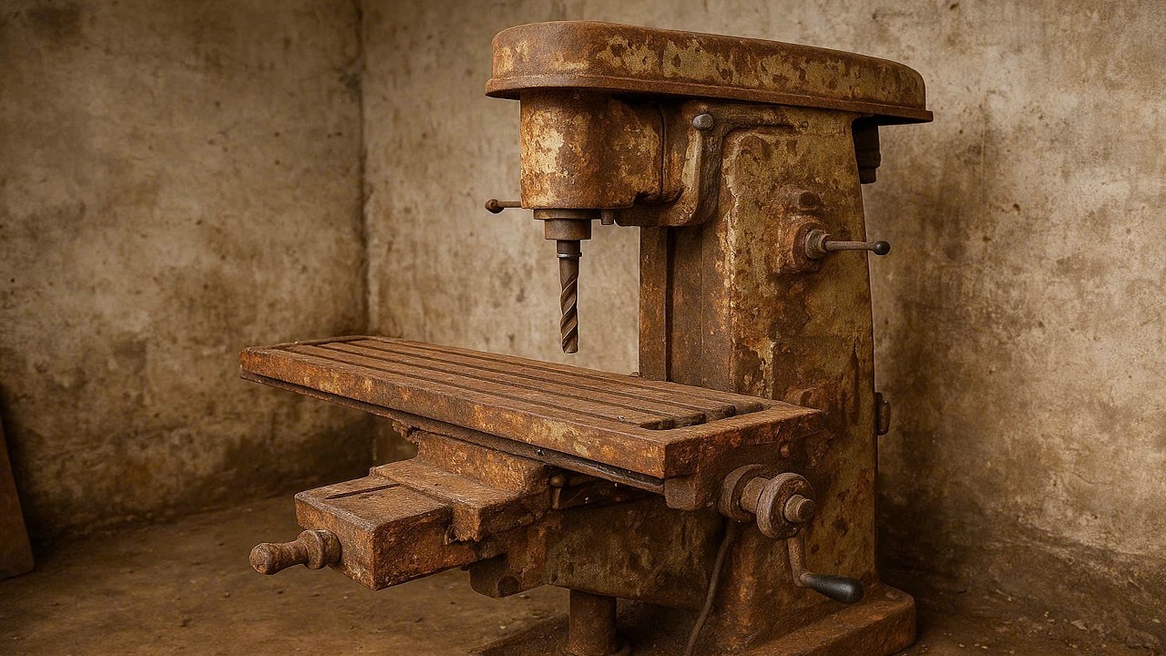 “Restoring a Broken 1 Spindle Tubi Wood Milling Machine”