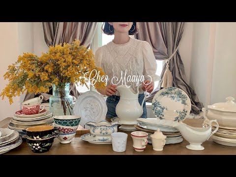 [Tableware introduction] French antiques | Purchased in Paris | brocant | ASTIER de VILLATTE