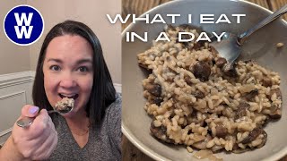 What I eat in a Day on WW 23 Points| Dairy Free Risotto Recipe | Clean  eating on WW