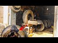 Repairing a Hard Impact Sidewall Truck Tire || Amazing Technique