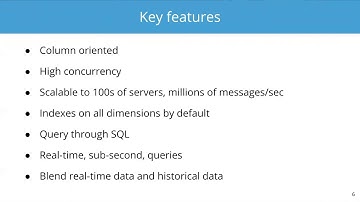 Apache Druid Key Features