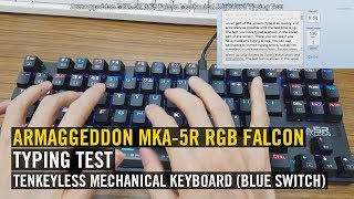Gene Typing Armaggeddon MKA-5R RGB Falcon Mechanical Keyboard screenshot 5