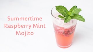 Refreshing (Virgin) Raspberry Mint Mojito Recipe